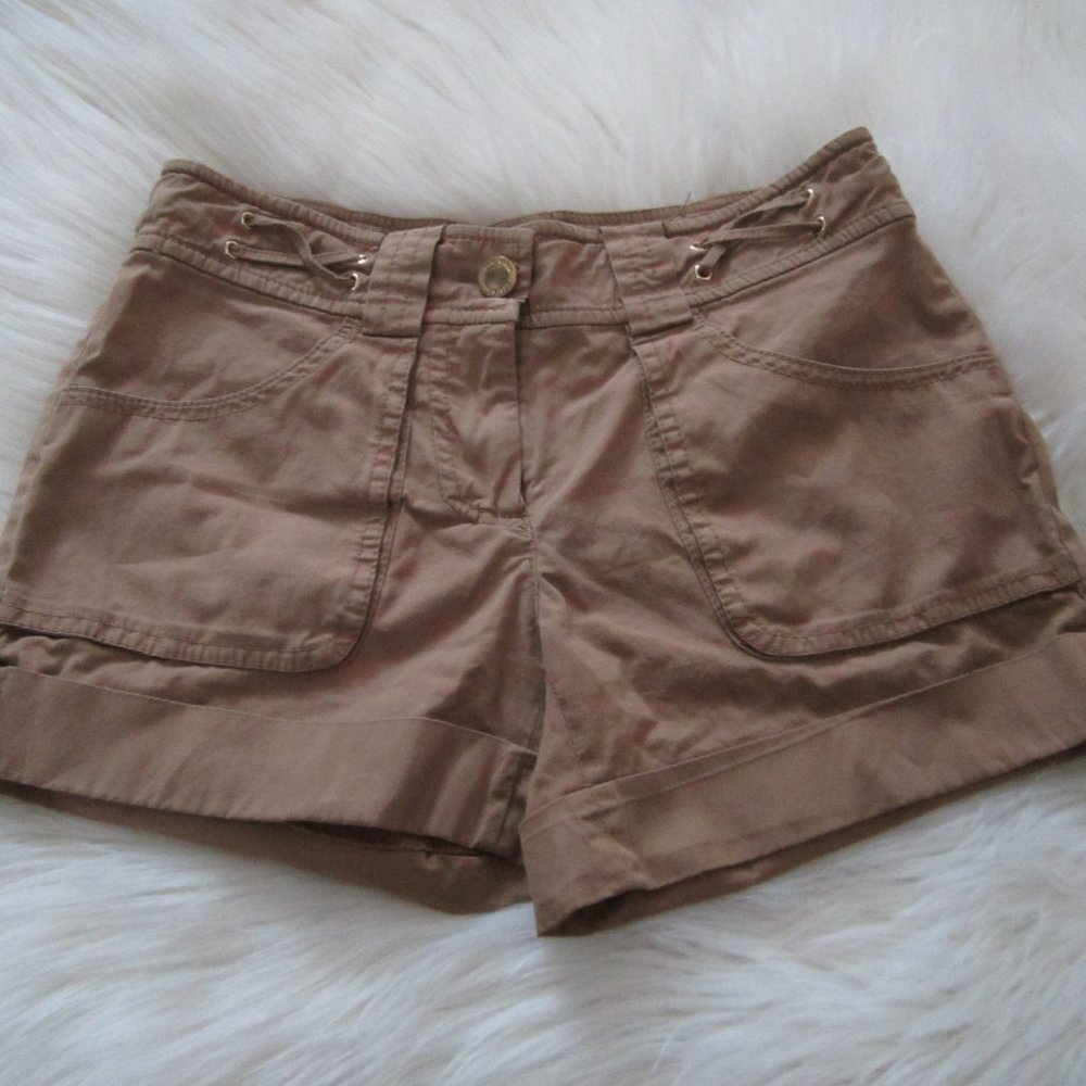 TORY BURCH Brown Shorts Size 0 - Picture 3 of 9